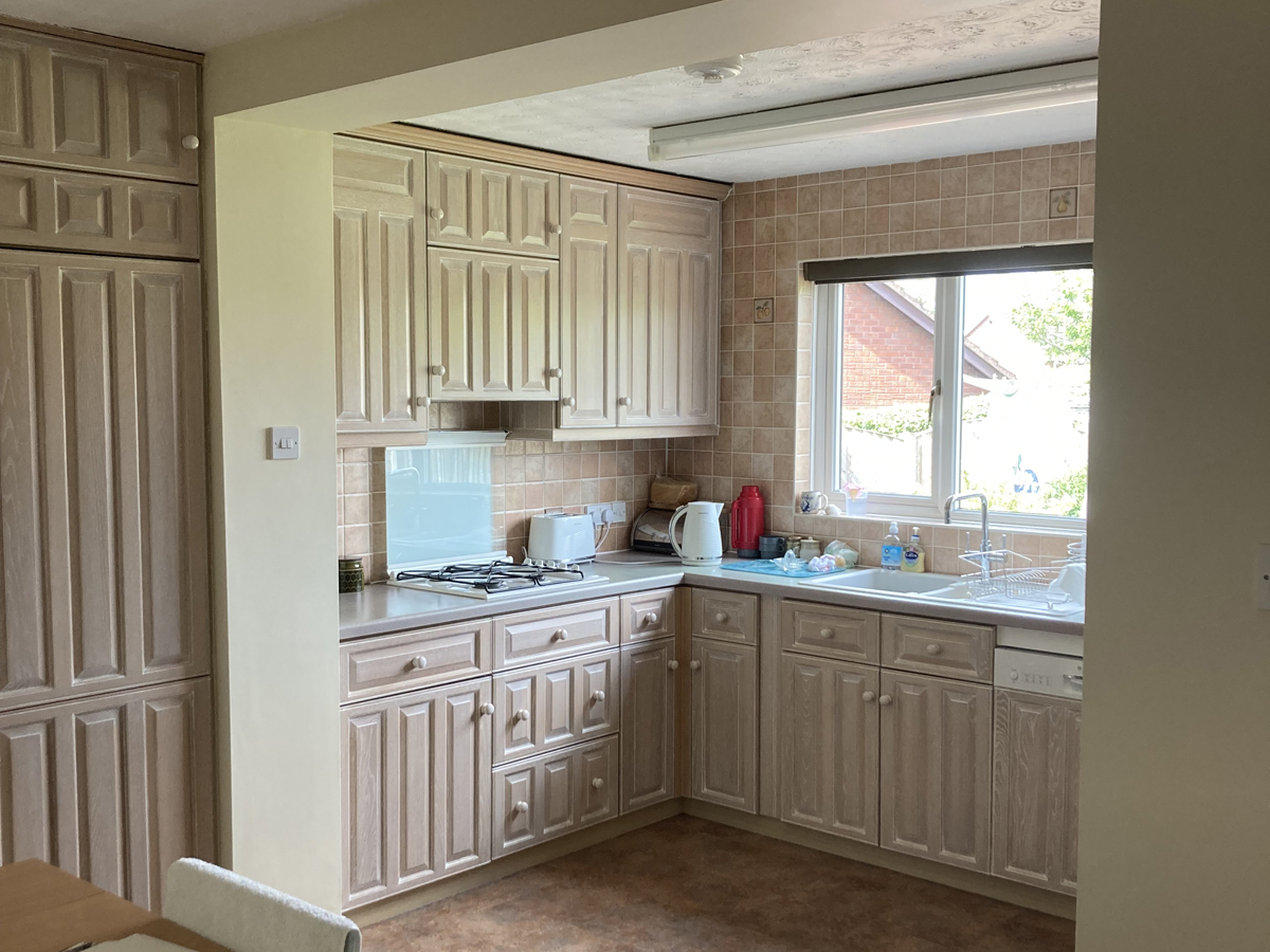 Fitted Kitchen in Chester - Left side, Before